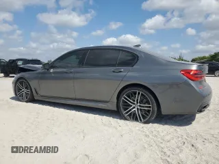 2019 BMW 7 Series 750i with VIN WBA7F0C53KGM24364, listed as a Copart auction lot 53947725 with 71,022 mi miles and Salvage Title. Bid and sale history available at carsss.com. Image 2.