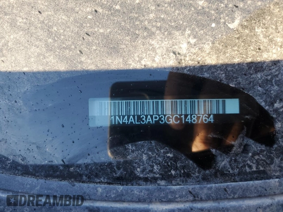 2016 Nissan Altima S with VIN 1N4AL3AP3GC148764, listed as a Copart auction lot 47102715 with 192,898 mi miles and Salvage Title. Bid and sale history available at carsss.com. Image 12.