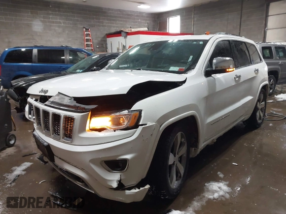 2015 Jeep Grand Cherokee Overland with VIN 1C4RJFCG2FC741015, listed as a IAAI auction lot 41607606 with 132,038 mi miles and . Bid and sale history available at DreamBid. Image 17.