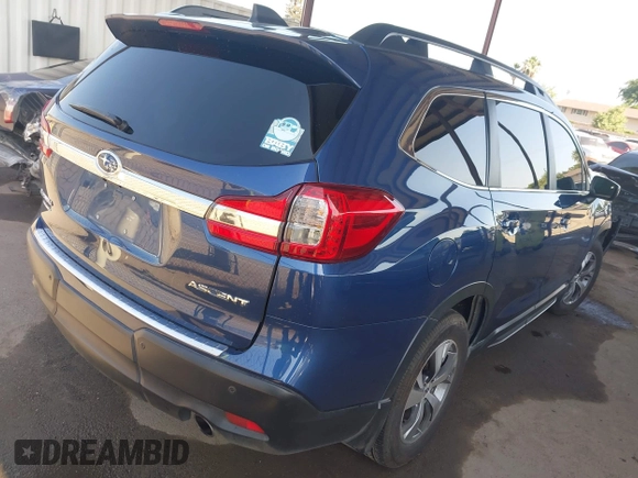 2021 Subaru Ascent Premium with VIN 4S4WMAFD2M3419062, listed as a IAAI auction lot 42433709 with 58,493 mi miles and . Bid and sale history available at DreamBid. Image 4.