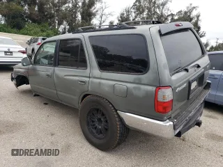 1999 Toyota 4Runner SR5 with VIN JT3GN86R4X0095939, listed as a Copart auction lot 60755965 with 276,622 mi miles and Salvage title. Bid and sale history available at DreamBid. Image 2.