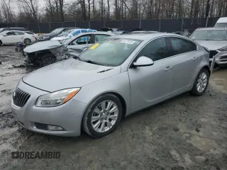 2013 Buick Regal with VIN 2G4GR5ER2D9244894, listed as a Copart auction lot 44171915 with 220,566 mi miles and Salvage Title. Bid and sale history available at carsss.com. Image 1.