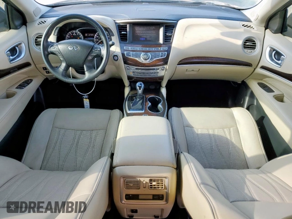 2019 Infiniti QX60 Pure with VIN 5N1DL0MN0KC504592, listed as a Copart auction lot 57896385 with 99,185 mi miles and Salvage title. Bid and sale history available at DreamBid. Image 8.