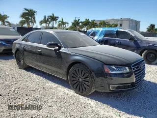 2015 Audi A8 с VIN WAUJGAFD5FN018180, выставлен на аукционе Copart как лот 87873925 с пробегом Не указан миль и Списание • Salvage title. История ставок и продаж доступна на DreamBid. Изображение 4.