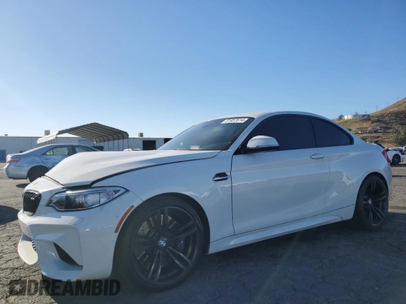 2017 BMW M2 with VIN WBS1H9C31HV887767, listed as a Copart auction lot 81957614 with 53,284 mi miles and Salvage Title. Bid and sale history available at carsss.com. Image 1.