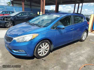 2015 Kia Forte 5-Door EX with VIN KNAFX5A8XF5322824, listed as a Copart auction lot 72070134 with 111,408 mi miles and Salvage Title. Bid and sale history available at carsss.com. Image 1.