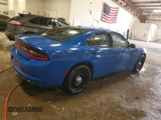 2018 Dodge Charger Police with VIN 2C3CDXKT7JH301058, listed as a Copart auction lot 54415925 with 114,125 mi miles and Clean Title. Bid and sale history available at carsss.com. Image 3.