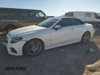 2018 Mercedes-Benz E-Class E 400 with VIN WDD1K6FB9JF057425, listed as a Copart auction lot 79957714 with 62,411 mi miles and Salvage Title. Bid and sale history available at carsss.com. Image 1.