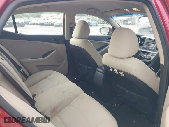 2015 Kia Optima LX with VIN 5XXGM4A76FG474368, listed as a IAAI auction lot 42303998 with 146,318 mi miles and . Bid and sale history available at DreamBid. Image 8.