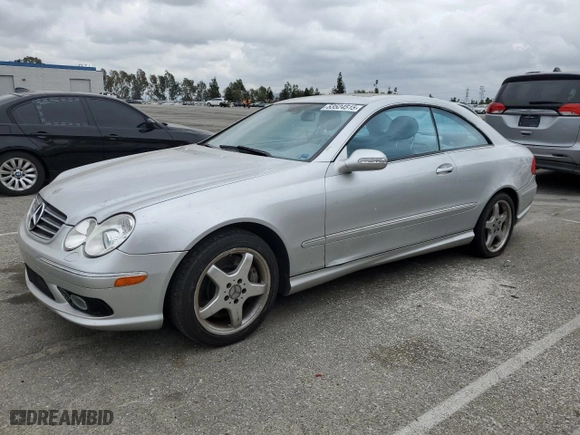 2003 Mercedes-Benz CLK-Class 5.0L with VIN WDBTJ75J13F041726, listed as a Copart auction lot 53524515 with 42,233 mi miles and Clean Title. Bid and sale history available at carsss.com. Image 1.