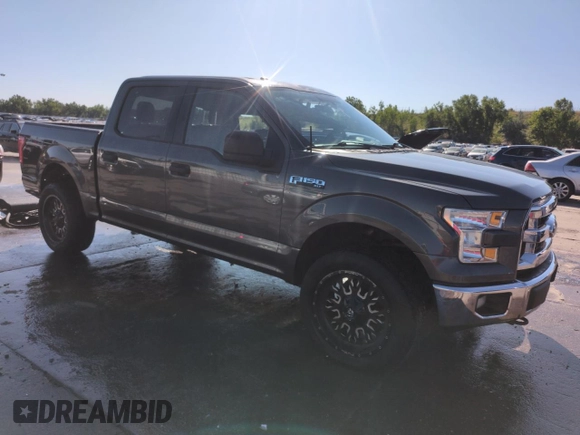 2015 Ford F-150 XLT with VIN 1FTEW1EF2FFC55441, listed as a Copart auction lot 61578305 with 109,975 mi miles and Salvage title. Bid and sale history available at DreamBid. Image 4.