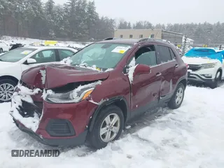 2017 Chevrolet Trax LT with VIN 3GNCJPSB1HL205687, listed as a IAAI auction lot 41566773 with 1 mi miles. Bid and sale history available at carsss.com. Image 2.