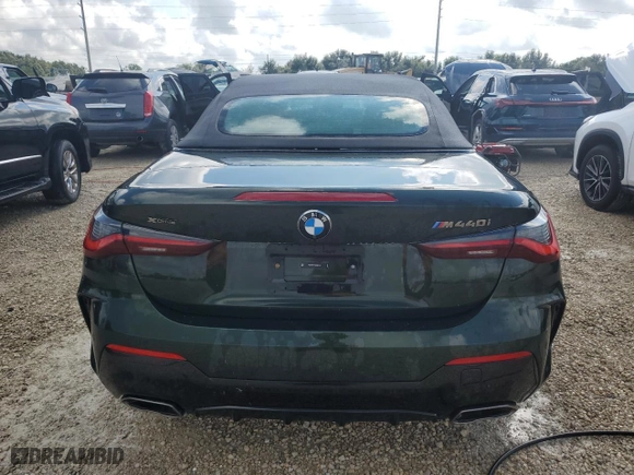 2024 BMW 4 Series M440i xDrive with VIN WBA63AT00RCN69913, listed as a Copart auction lot 73681044 with 0 mi miles and Non Repairable. Bid and sale history available at carsss.com. Image 6.
