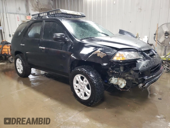 2005 Acura MDX Touring with VIN 2HNYD18915H521466, listed as a Copart auction lot 87730455 with 182,893 mi miles and Salvage Title. Bid and sale history available at carsss.com. Image 4.