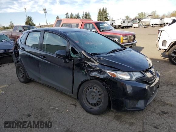 2017 Honda Fit LX with VIN 3HGGK5G55HM701215, listed as a Copart auction lot 50043395 with 186,805 mi miles and Salvage Title. Bid and sale history available at DreamBid. Image 4.