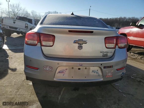 2015 Chevrolet Malibu LS with VIN 1G11A5SL0FF151411, listed as a Copart auction lot 46118715 with 198,833 mi miles and Salvage Title. Bid and sale history available at carsss.com. Image 6.