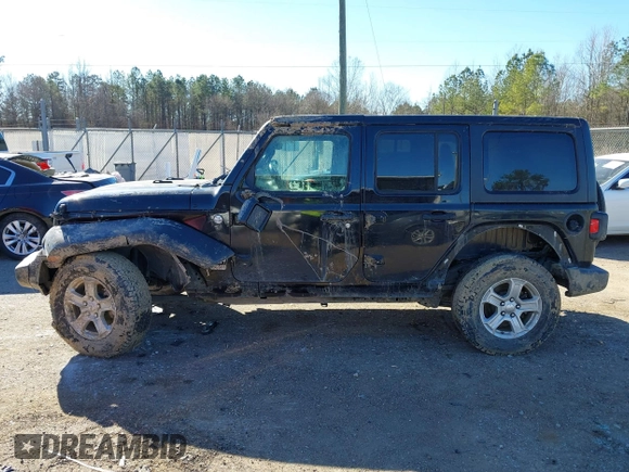 2020 Jeep Wrangler Unlimited Sport Altitude z VIN 1C4HJXDG0LW171400, wystawiony jako IAAI lot #41373446 z przebiegiem 82 113 mil mil oraz . Historia ofert i sprzedaży dostępna na DreamBid. Obrazek 14.