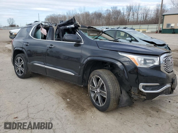 2018 GMC Acadia Denali with VIN 1GKKNXLS1JZ102800, listed as a Copart auction lot 50371195 with Not Provided miles and Salvage Title. Bid and sale history available at DreamBid. Image 4.