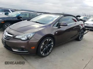 2016 Buick Cascada Premium с VIN W04WT3N55GG076820, выставлен на аукционе Copart как лот 41423704 с пробегом 56 900 миль миль и Чистый • Clean title. История ставок и продаж доступна на DreamBid. Изображение 1.