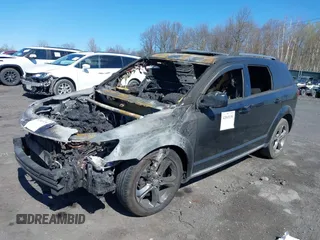 2015 Dodge Journey Crossroad with VIN 3C4PDDGG5FT597039, listed as a IAAI auction lot 42065156 with Not Provided miles. Bid and sale history available at carsss.com. Image 2.