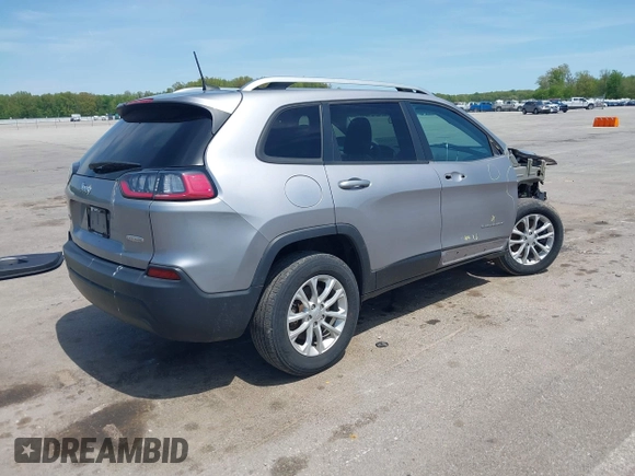 2020 Jeep Cherokee Latitude with VIN 1C4PJMCB4LD654657, listed as a IAAI auction lot 42113003 with 67,062 mi miles and . Bid and sale history available at DreamBid. Image 4.