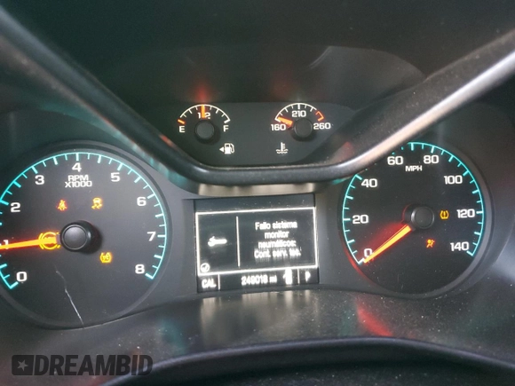 2016 Chevrolet Colorado 2WD WT with VIN 1GCHSBE33G1169266, listed as a Copart auction lot 49864665 with 249,018 mi miles and Salvage Title. Bid and sale history available at DreamBid. Image 9.