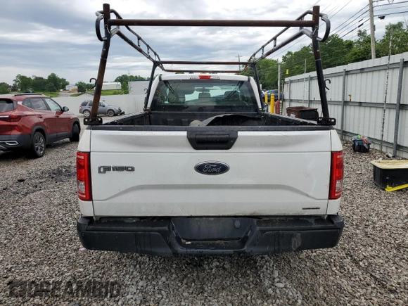 2016 Ford F-150 XL with VIN 1FTMF1C84GKE09883, listed as a Copart auction lot 59171155 with Not provided miles and Salvage title. Bid and sale history available at DreamBid. Image 6.