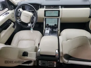 2020 Land Rover Range Rover with VIN SALGR2SU3LA589326, listed as a Copart auction lot 75936514 with 56,079 mi miles and Salvage title. Bid and sale history available at DreamBid. Image 8.