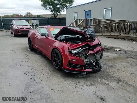2019 Chevrolet Camaro 2SS with VIN 1G1FG1R74K0108001, listed as a Copart auction lot 76024844 with 19,955 mi miles and Salvage Title. Bid and sale history available at carsss.com. Image 14.