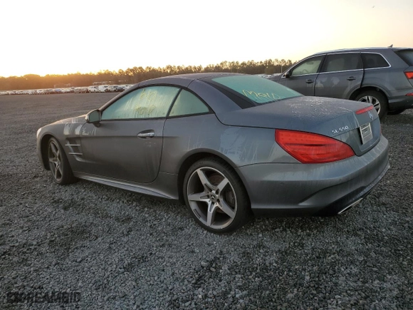 2019 Mercedes-Benz SL-Class SL 550 with VIN WDDJK7DA7KF055738, listed as a Copart auction lot 75169274 with 0 mi miles and Non Repairable. Bid and sale history available at carsss.com. Image 2.
