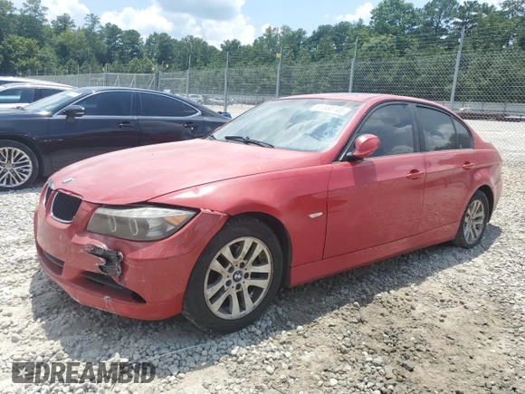 2006 BMW 3 Series 325i with VIN WBAVB13536PT16096, listed as a Copart auction lot 61558745 with 205,581 mi miles and Salvage title. Bid and sale history available at DreamBid. Image 1.