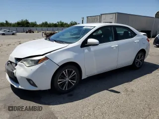 2016 Toyota Corolla L with VIN 5YFBURHE5GP426932, listed as a Copart auction lot 58523785 with 114,330 mi miles and Salvage title. Bid and sale history available at DreamBid. Image 1.