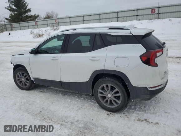2024 GMC Terrain SLT with VIN 3GKALVEG5RL384862, listed as a Copart auction lot 45870005 with 2,812 mi miles and Non repairable. Bid and sale history available at DreamBid. Image 2.
