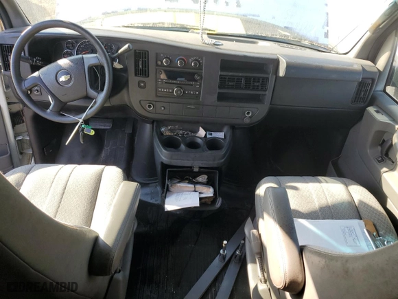 2011 Chevrolet Express Cargo Van with VIN 1GCSGAFX7B1175082, listed as a Copart auction lot 76302444 with 0 mi miles and Salvage Title. Bid and sale history available at carsss.com. Image 8.