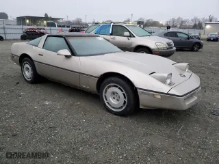 1986 Chevrolet Corvette with VIN 1G1YY0781G5123609, listed as a Copart auction lot 85760964 with 0 mi miles and Clean Title. Bid and sale history available at carsss.com. Image 4.
