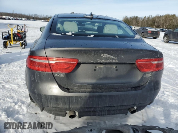 2018 Jaguar XE 25t Prestige with VIN SAJAK4FX1JCP35890, listed as a Copart auction lot 88448445 with 0 mi miles and Salvage Title. Bid and sale history available at carsss.com. Image 6.