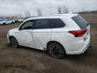 2018 Mitsubishi Outlander SEL with VIN JA4J24A54JZ620762, listed as a Copart auction lot 53100985 with 137,096 mi miles and Salvage title. Bid and sale history available at DreamBid. Image 2.
