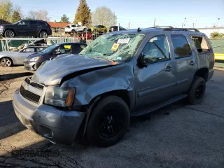 2007 Chevrolet Tahoe LT z VIN 1GNFK13047R165276, wystawiony jako Copart lot #55976575 z przebiegiem Nie podano mil oraz Szkoda całkowita • Salvage title. Historia ofert i sprzedaży dostępna na DreamBid. Obrazek 1.