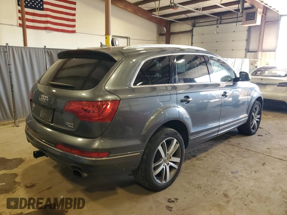 2015 Audi Q7 Premium Plus with VIN WA1LGAFE8FD022938, listed as a Copart auction lot 50371555 with 144,602 mi miles and Salvage Title. Bid and sale history available at DreamBid. Image 3.