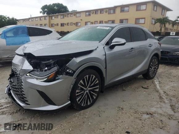 2024 Lexus RX 350 with VIN 2T2BAMBA1RC036314, listed as a Copart auction lot 59388355 with 7,383 mi miles and Salvage title. Bid and sale history available at DreamBid. Image 1.