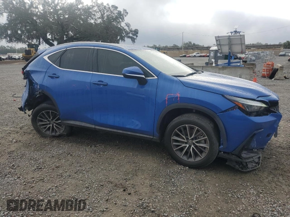 2022 Lexus NX 250 Premium with VIN JTJGDCAZ4N5003363, listed as a Copart auction lot 86794724 with 35,662 mi miles and Salvage title. Bid and sale history available at DreamBid. Image 4.