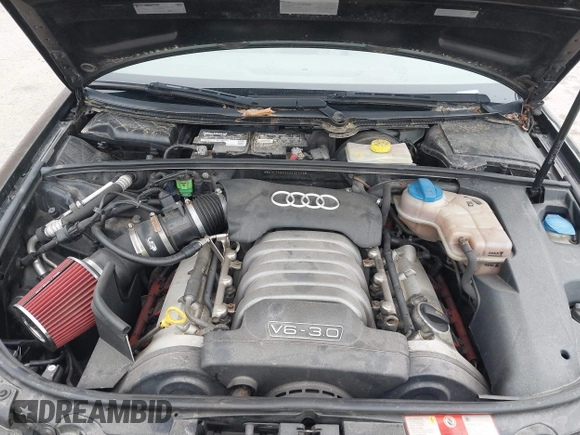 2004 Audi A4 3.0L with VIN WAULT68EX4A233033, listed as a IAAI auction lot 42541208 with 121,539 mi miles and . Bid and sale history available at DreamBid. Image 10.