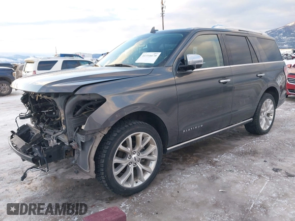 2018 Ford Expedition Platinum with VIN 1FMJU1MT6JEA54048, listed as a IAAI auction lot 41316670 with 65,496 mi miles. Bid and sale history available at carsss.com. Image 18.