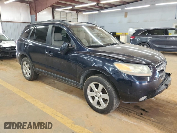 2007 Hyundai Santa Fe SE with VIN 5NMSH73E77H072938, listed as a Copart auction lot 59498355 with 150,779 mi miles and Salvage title. Bid and sale history available at DreamBid. Image 4.