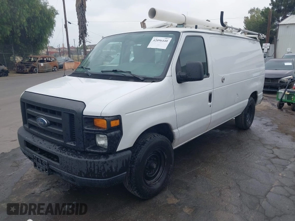 2010 Ford Econoline Cargo Commercial with VIN 1FTNE2EL4ADA60315, listed as a IAAI auction lot 42096440 with 163,478 mi miles and . Bid and sale history available at DreamBid. Image 2.