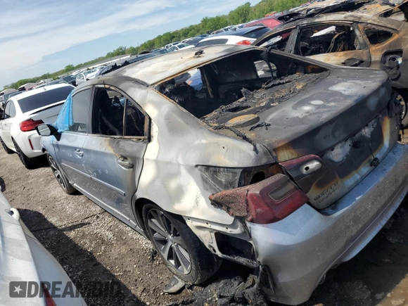 2015 Subaru Legacy 2.5i Limited with VIN 4S3BNBN6XF3070468, listed as a Copart auction lot 46675495 with 187,865 mi miles and Salvage Title. Bid and sale history available at carsss.com. Image 2.