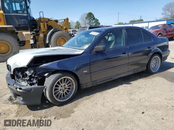 2001 BMW 5 Series 540i with VIN WBADN63481GM72490, listed as a Copart auction lot 48681505 with Not provided miles and Salvage title. Bid and sale history available at DreamBid. Image 1.