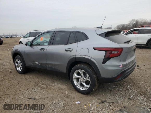 2025 Chevrolet Trax LS with VIN KL77LFEP8SC149835, listed as a Copart auction lot 44721905 with Not Provided miles and Salvage Title. Bid and sale history available at DreamBid. Image 2.