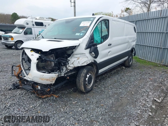 2020 Ford Transit Cargo with VIN 1FTYE1Y86LKA08570, listed as a IAAI auction lot 41571478 with 21,405 mi miles and . Bid and sale history available at DreamBid. Image 17.