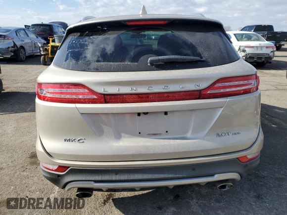 2017 Lincoln MKC Premiere with VIN 5LMCJ1D90HUL53912, listed as a Copart auction lot 42861365 with 81,195 mi miles and Salvage Title. Bid and sale history available at DreamBid. Image 6.